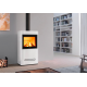 Soba pe lemne PIAZZETTA LUGANO2, placare cu majolică, clasa energetica A si putere nominala 11 kW