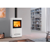 Soba pe lemne PIAZZETTA LUGANO2, placare cu majolică, clasa energetica A si putere nominala 11 kW