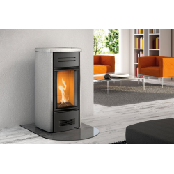 Sobă pe gaz PIAZZETTA G958MNGM, placare din majolică si sistem Multifuoco®, putere nominala 6 kW