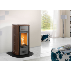 Sobă pe gaz PIAZZETTA G958NC, placare din majolică si convecție naturală, putere nominala 2,2 - 5 kW