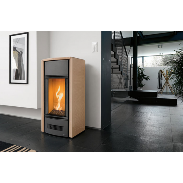 Sobă pe gaz PIAZZETTA G963DNGM, placare din majolică si sistem Multifuoco®, putere nominala 4 - 9 kW