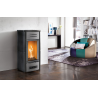 Sobă pe gaz PIAZZETTA G963MNGM, placare din majolică si sistem Multifuoco®, putere nominala 4 - 9 kW