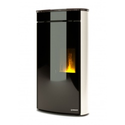 Sobă pe peleti UNGARO Fagiolo Plus, 603 × 376 × 1197 mm, putere nominala 6-8-10 kW