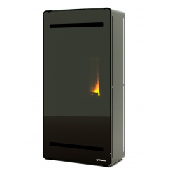 Sobă pe peleti UNGARO Zefy Plus, 531 × 349 × 1170 mm, putere nominala 6-8-10 kW