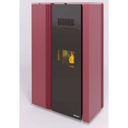 Sobă pe peleti UNGARO Ario1000BS, cuvă cu autocurățare, 640 × 310 × 1027 mm, putere nominala 8 kW