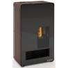 Sobă pe peleti UNGARO Liby Plus, 560 × 350 × 1000 mm, putere nominala 8 kW