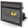Insertie pe peleti UNGARO Gally5s, 807 × 516 × 520 mm, putere nominala 10 kW