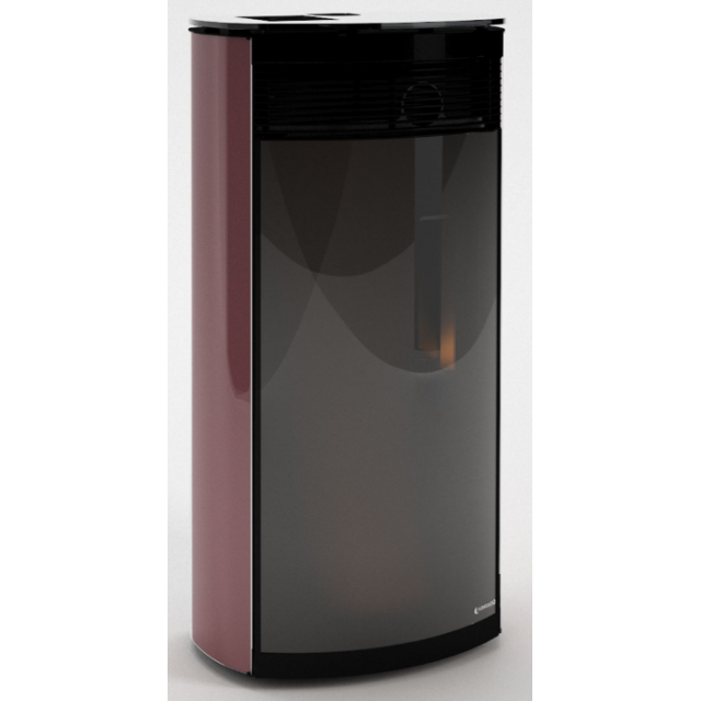 Soba hibrid UNGARO Fagilogb, panouri din sticla, 652 × 388 × 1193 mm, putere nominala 12 kW