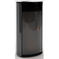 Soba hibrid UNGARO Fagiolonn, panouri din sticla si cuvă cu autocurățare, 652 × 388 × 1193 mm, putere nominala 12 kW