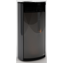 Soba hibrid UNGARO Fagiolonn, panouri din sticla si cuvă cu autocurățare, 652 × 388 × 1193 mm, putere nominala 12 kW