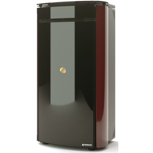 Hidrocentrală pe peleți UNGARO CSAG5252, din sticla si cuvă cu autocurățare, 603 × 581 × 1207 mm, putere nominala 4-20 kW