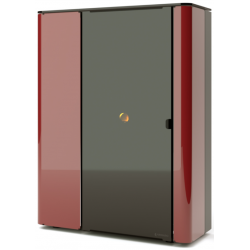 Hidrocentrală pe peleți UNGARO FITCS5S20GA1, placare din sticla, 865 × 419 × 1220 mm, putere nominala 6-20 kW