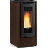 Soba pe peleti ventilata NORDICA DAHIANA VFS, putere 10,0 kW-N, culoare bronz