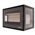 Șemineu încorporat pe lemne UNGARO IXL90133F, focar cu convecție naturală, 930 × 405-540 × 554,5 mm, putere nominala 10 kW