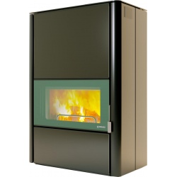 Termosobă pe lemne UNGARO TLSU24G2, panou frontal din sticla, 546 × 882 × 1319,5 mm, putere nominala 20 kW