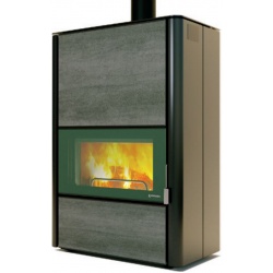 Termosobă pe lemne UNGARO TLSU24PT2, panou frontal metalic cu imprimeu, 546 × 882 × 1319,5 mm, putere nominala 20 kW