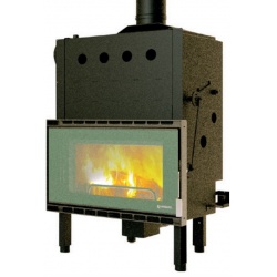 Termosobă pe lemne UNGARO TLSU24N2, structură pregătită pentru placare, cu cadru perimetral, putere nominala 20 kW