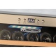 Vitrina de vinuri Tecfrigo Sommelier 43, 40 sticle, 2 zone temperatura, negru / inox