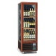 Vitrina de vinuri Tecfrigo Sommelier 481, 192 sticle, 1 zona temperatura, negru / inox