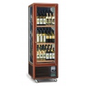 Vitrina de vinuri verticala Tecfrigo Enotec 341(1TV), 90 sticle, 1 zona temperatura, finisaj nuc