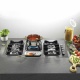 Plita incorporabila Lofra Nettuno HLS9A0, 90 cm, plita gaz, 5 arzatoare,sistem siguranta Stop-Gaz,inox