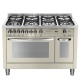 Aragaz Lofra Special120 PBPD126GV+E/2CI, gaz, 120x60cm, 7 arzatoare, 2 cuptoare, grill electric, timer, alb