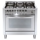 Aragaz Lofra Special120 PRD126GV+E/2CI, gaz, 120x60cm, 7 arzatoare, 2 cuptoare, grill electric, timer, rosu