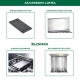 Aragaz Lofra RBI66MFT/CI, 60x60 cm, gaz, 4 arzatoare, grill, aprindere electronica, timer, crem