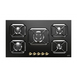 Aragaz Tecnogas P1X66M4VC, 60 cm, gaz, 4 arzatoare, grill, otel inoxidabil