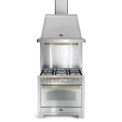 Aragaz Lofra RBI66MFT/CI, 60x60 cm, gaz, 4 arzatoare, grill, aprindere electronica, timer, crem