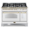 Aragaz Lofra RBI66MFT/CI, 60x60 cm, gaz, 4 arzatoare, grill, aprindere electronica, timer, crem