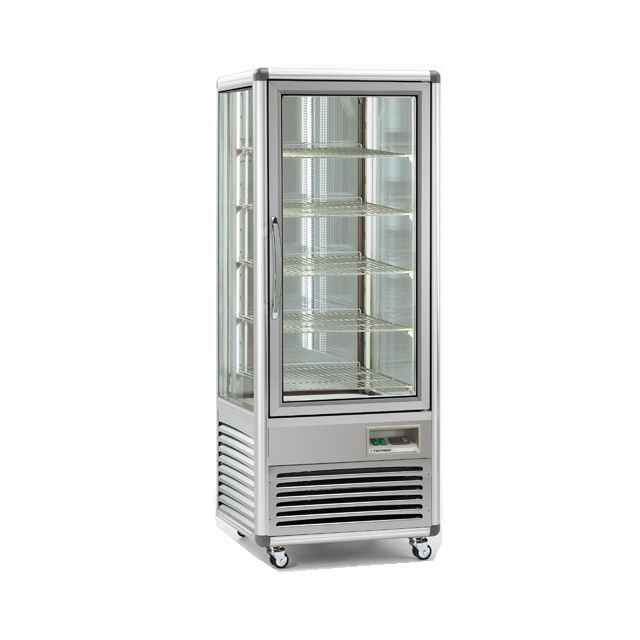 Vitrina frigorifica de cofetarie Tecfrigo Snelle 505 G, capacitate 500 l, temperatura +4/+10°C, argintiu