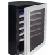 Vitrina vinuri incorporabila Tecfrigo Sommelier 352 Plus, capacitate 163 l, 2 zone temperatura +12+20/ +5+12, negru