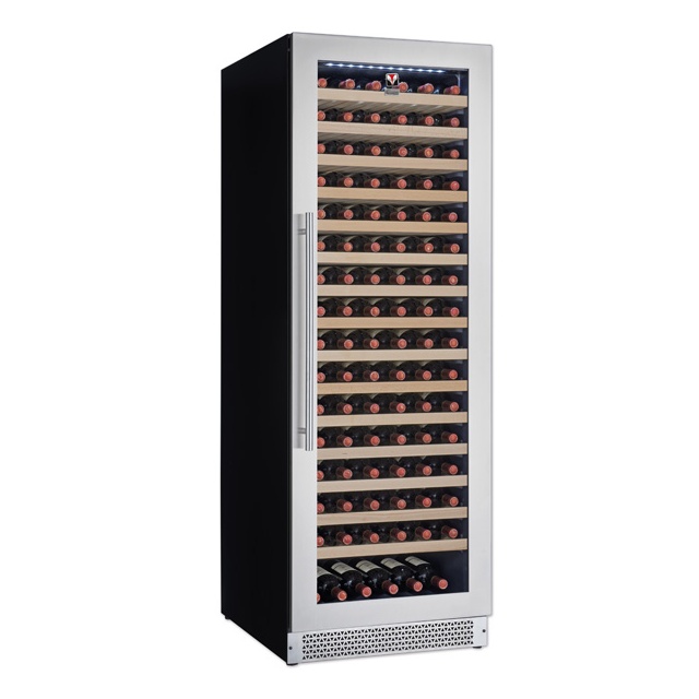 Vitrina vinuri incorporabila Tecfrigo Sommelier 401 Plus, capacitate 403 l, temperatura +5/+20, negru