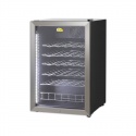Vitrina de vinuri Tecfrigo WINE POINT 130, 130 l , 46 Sticle, temperatura +5 / +18 °C, negru / argintiu