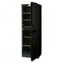 Frigider de vinuri Tecfrigo CVKS 680 Black, 106 sticle, temperatura +6 /+16°C, 2 usi, negru