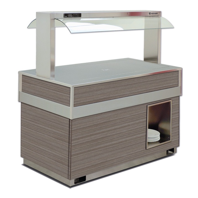 Vitrina frigorifica rece FUTURA BRINA 4, temperatura -1/0C, lemn pin