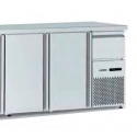 Masa rece catering Tecfrigo BBX 2V TOP, capacitate 340 l, temperatura +4/+8, argintiu