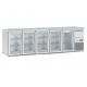 Vitrina frigorifica orizontală Tecfrigo BBX 5V TOP Glass, cu blat de lucru, capacitate 940 l, temperatura +4/+8, argintiu