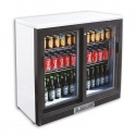 Vitrina frigorifica bauturi Tecfrigo C 21 GSS, capacitate 202 l, temperatura +2/+8º C, alb/negru