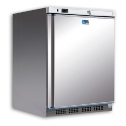 Mini frigider minibar Tecfrigo PL 201 PTSX, capacitate 129 L, temperatura -2/+8º C, inox