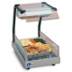 Plita ceramica fierbinte cu vitrina prezentare Tecfrigo Gastronom GN 1/1 Base, mentine mancarurilor calde, +30/+90°C, 600W, inox
