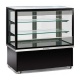 Vitrina frigorifica cofetarie Tecfrigo KARINA 97 Q-SS, capacitate 380l, temperatura +6/+9 ºC, negru