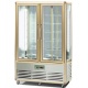 Vitrina frigorifica cofetarie Tecfrigo Snelle 700 R, 2 usi, capacitate 700l, temperatura +4/+10 ºC, auriu/argintiu