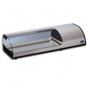 Vitrina calda de expunere incorporabila Tecfrigo SAMBA 3 VT (GN), putere 770 W, lungime 112.2 cm, +4/+10 ºC, argintiu