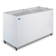 Lada frigorifica Tecfrigo FVS 200, cu geamuri glisante,putere 190 W, capacitate 165 litri, lungime 71.9 cm, -12/-22, alb