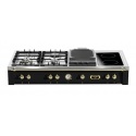 Plita incorporabila Range Top Lofra Dolcevita, 4 arzatoare+2 zone inductie+1 Barbeque, aprindere electrica, siguranta gaz, negru