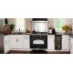 Aragaz Lofra Dolcevita RNMG96MFT/CI, 90x60 cm, gaz, 5 arzatoare, grill, aprindere electronica, timer, negru