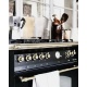 Aragaz Lofra Dolcevita RNMG96MFT/CI, 90x60 cm, gaz, 5 arzatoare, grill, aprindere electronica, timer, negru