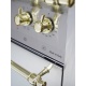 Aragaz Lofra Dolcevita RBIG96MFT/5i, 90x60 cm, 5 arzatoare, plita inductie, cuptor electric 9 functii, grill, crem